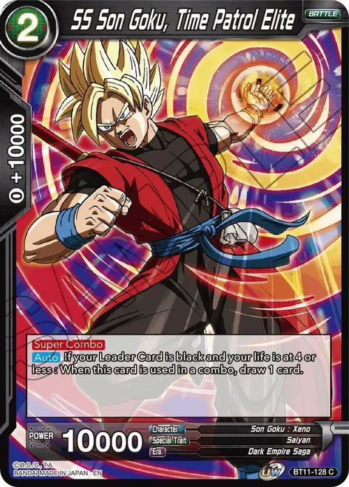 SS Son Goku, Time Patrol Elite card art