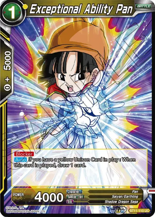 Exceptional Ability Pan card art