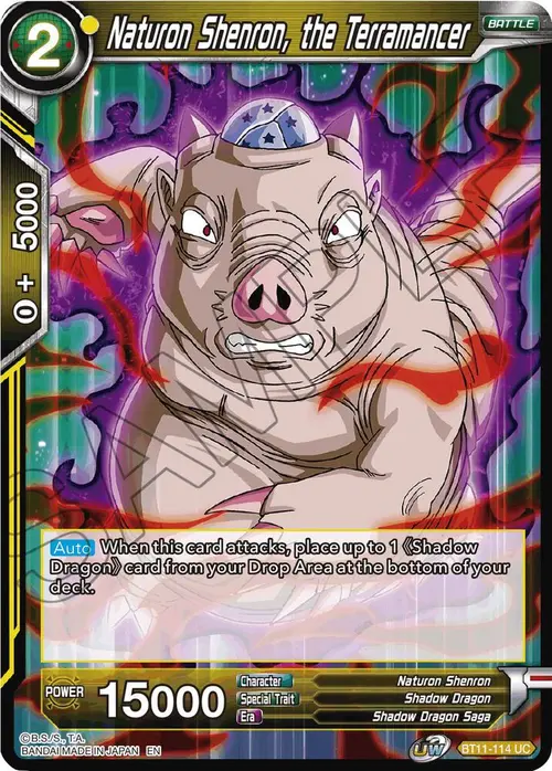 Naturon Shenron, the Terramancer card art