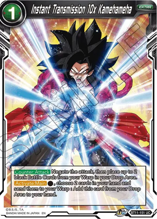 Instant Transmission 10x Kamehameha card art