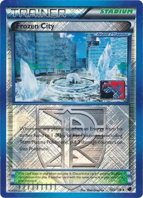 Frozen City (Team Plasma) - 100/116 (League Promo) card art