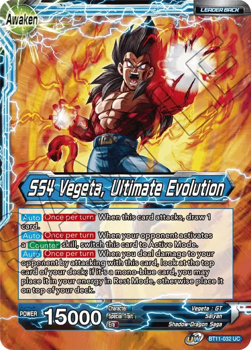 Vegeta // SS4 Vegeta, Ultimate Evolution card art