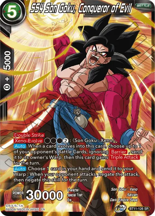 SS4 Son Goku, Conqueror of Evil card art