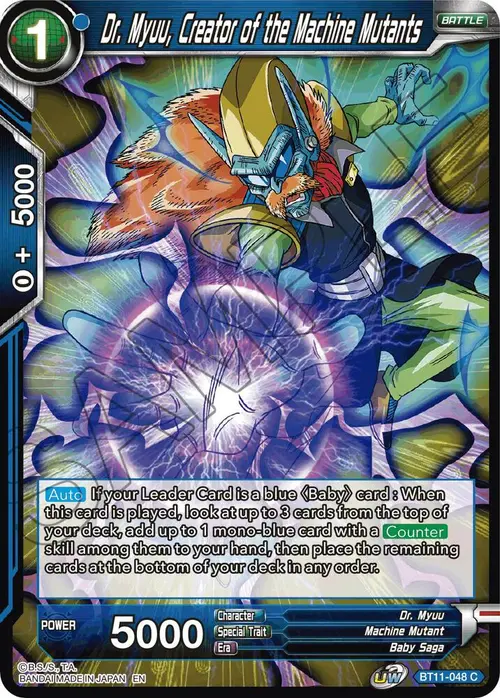 Dr. Myuu, Creator of the Machine Mutants card art