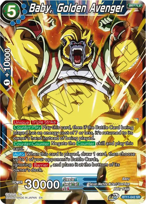 Baby, Golden Avenger card art