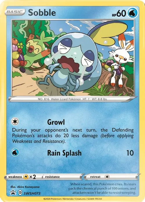 Sobble - SWSH073 card art