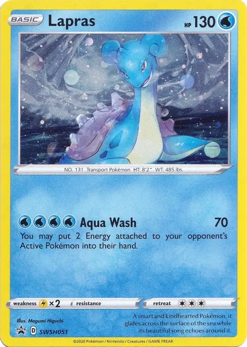 Lapras - SWSH051 card art