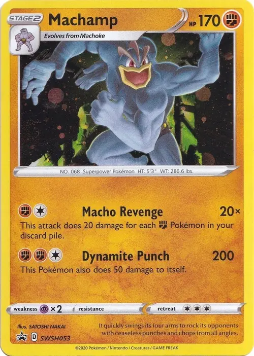 Machamp - SWSH053 card art