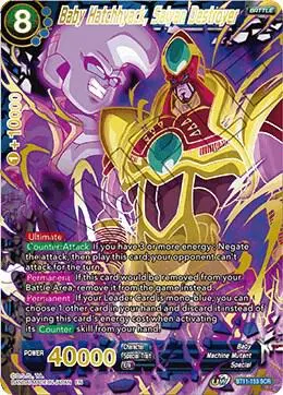 Baby Hatchhyack, Saiyan Destroyer card art