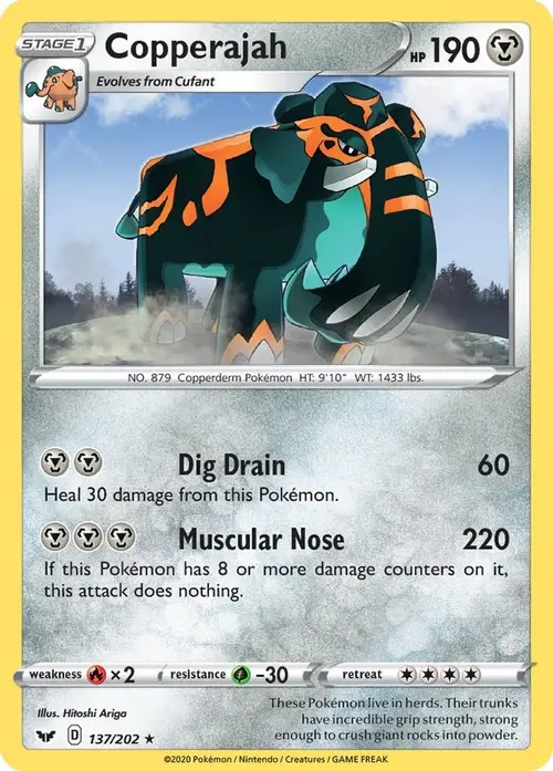 Copperajah - 137/202 (Non-Holo Gamestop Exclusive) card art