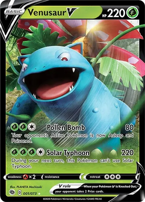 Venusaur V card art