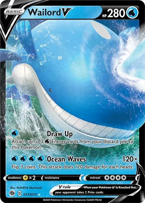 Wailord V card art