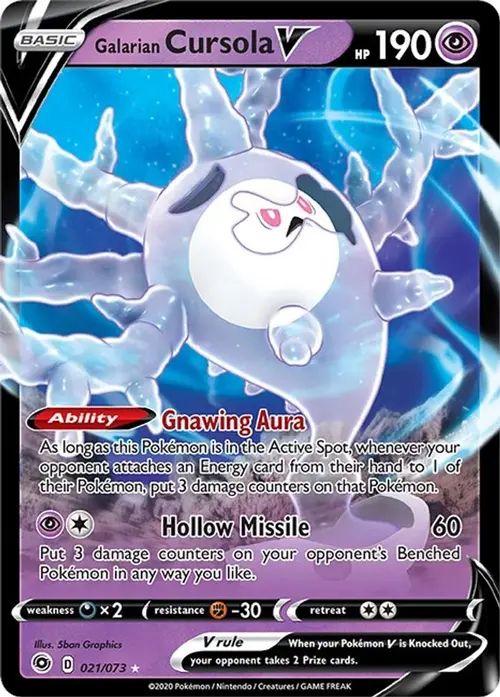 Galarian Cursola V card art