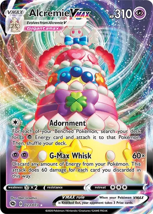 Alcremie VMAX card art