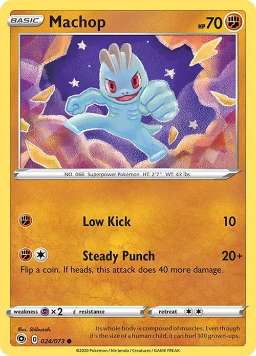 Machop card art