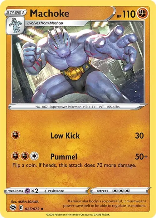 Machoke card art