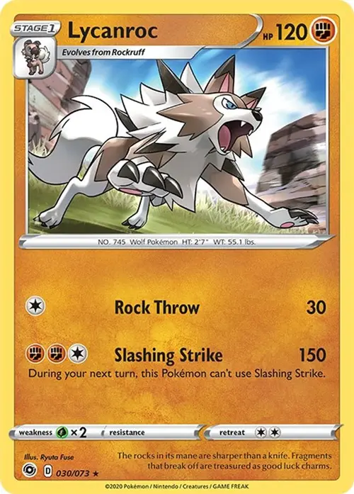 Lycanroc card art