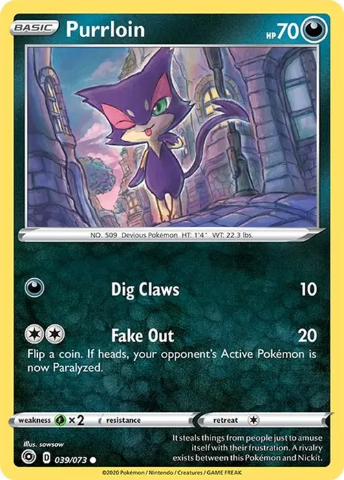 Purrloin card art