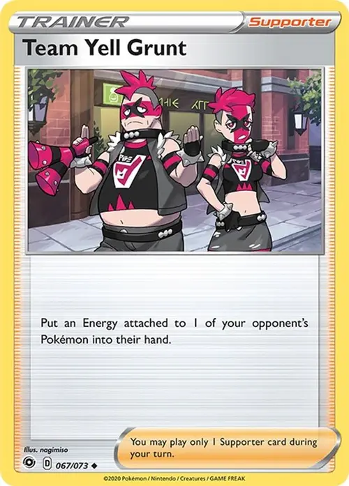 Team Yell Grunt card art