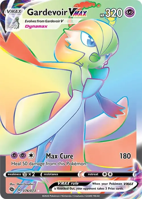Gardevoir VMAX (Secret) card art