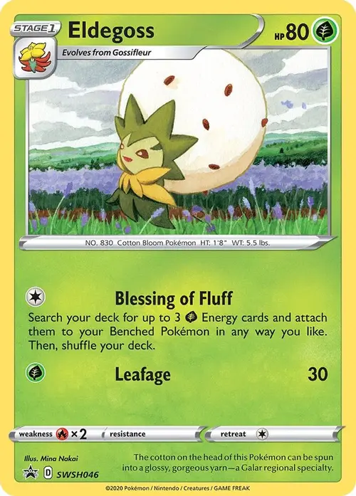 Eldegoss - SWSH046 card art