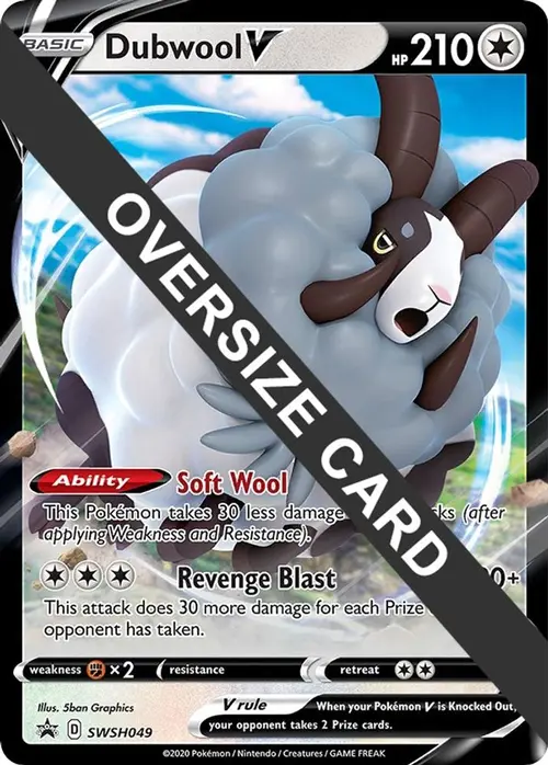 Dubwool V - SWSH049 card art