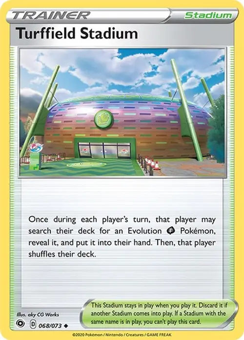Turffield Stadium card art