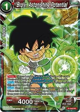 Broly, Astonishing Potential card art