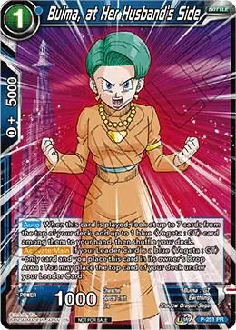 Bulma, at Her Husband's Side card art