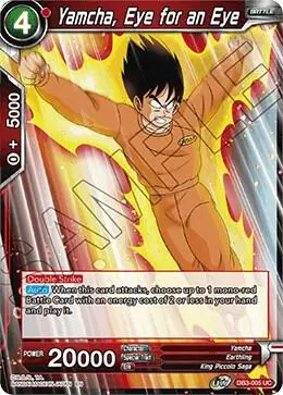 Yamcha, Eye for an Eye card art