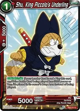 Shu, King Piccolo's Underling card art