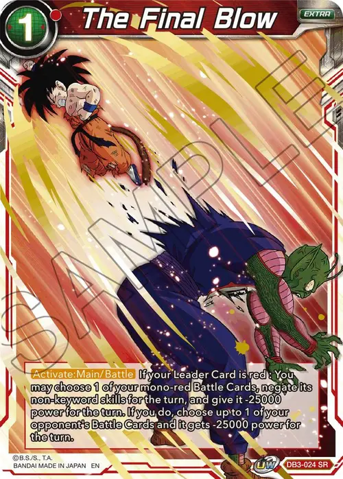 The Final Blow card art