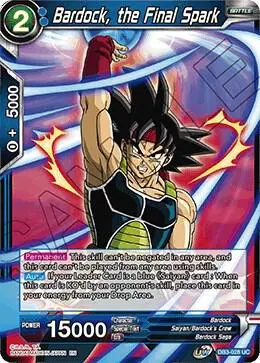 Bardock, the Final Spark card art