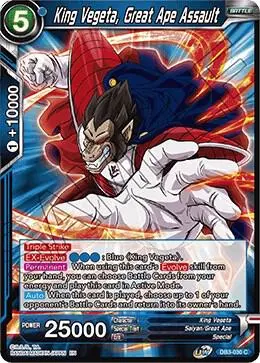 King Vegeta, Great Ape Assault card art
