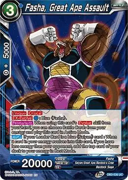 Fasha, Great Ape Assault card art