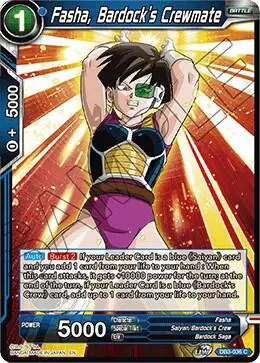 Fasha, Bardock's Crewmate card art