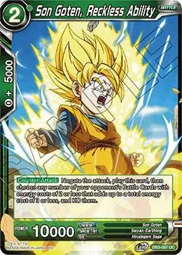 Son Goten, Reckless Ability card art