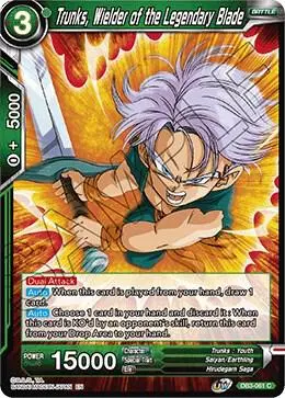 Trunks, Wielder of the Legendary Blade card art