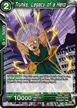 Trunks, Legacy of a Hero card art