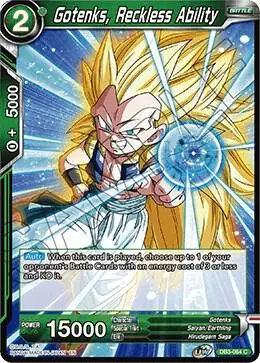 Gotenks, Reckless Ability card art
