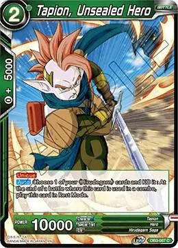 Tapion, Unsealed Hero card art