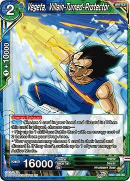Vegeta, Villain-Turned-Protector card art