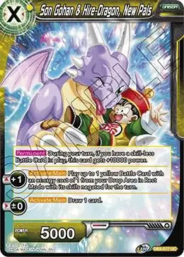 Son Gohan & Hire-Dragon, New Pals card art