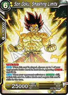 Son Goku, Smashing Limits card art