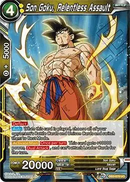 Son Goku, Relentless Assault card art
