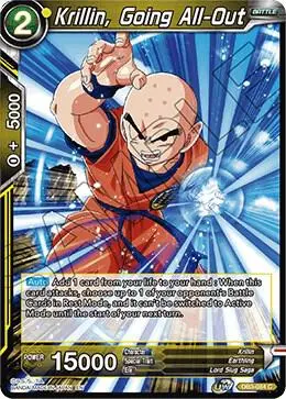 Krillin, Going All-Out card art
