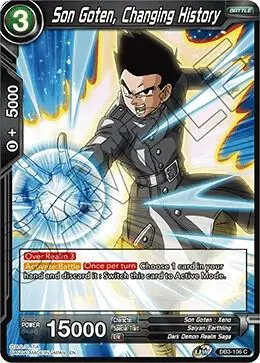 Son Goten, Changing History card art