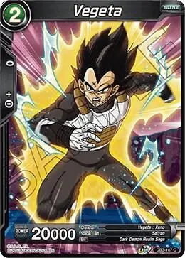 Vegeta card art
