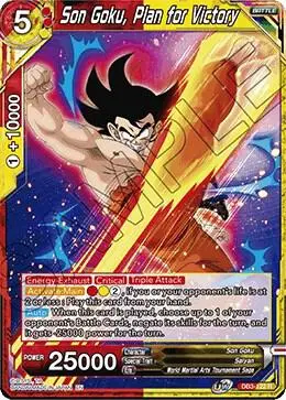 Son Goku, Plan for Victory card art