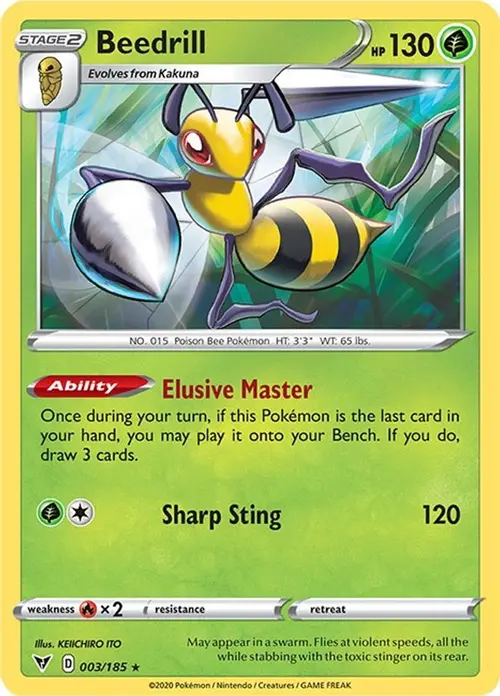 Beedrill card art